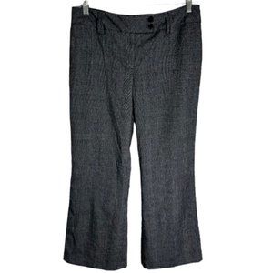 Dalia Collection Petite Dress Pants Women's 10P Black White Wide Leg Stretch